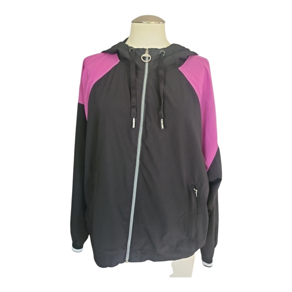 Calvin Klein Black & Pink Bomber Jacket  Stylish & Versatile